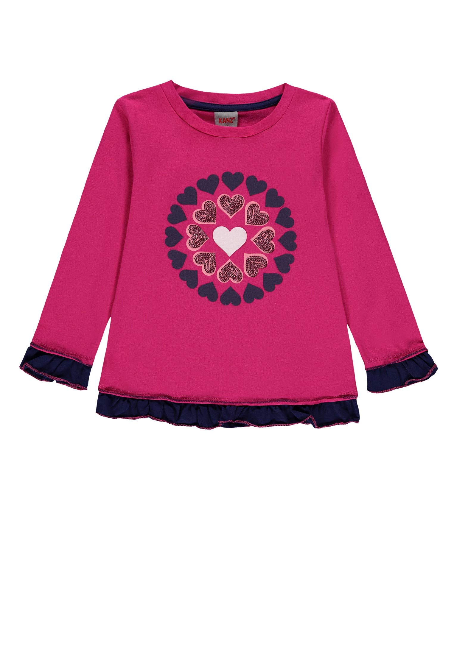 kanz-m-dchen-langarmshirt-t-shirt-1-1-arm-mit-print image 1
