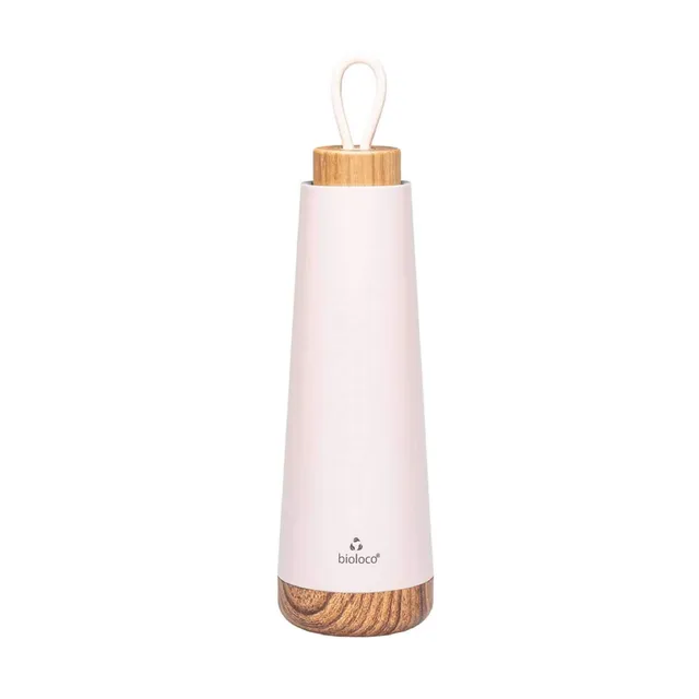 chic-mic-bioloco-loop-isolierflasche-500-ml-rosa-edelstahl-thermoflasche image 1