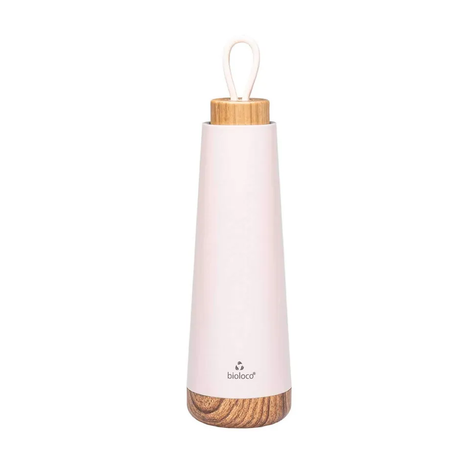 chic-mic-bioloco-loop-isolierflasche-500-ml-rosa-edelstahl-thermoflasche image 1