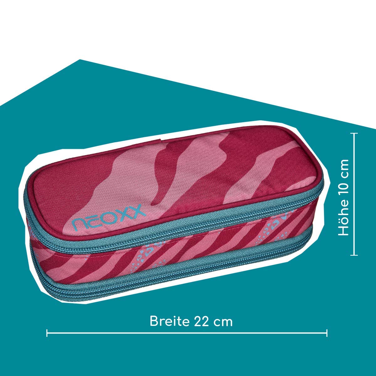 neoxx-catch-schlamperbox-flamingo-federm-ppchen-mit-2-rei-verschlussf-chern image 3
