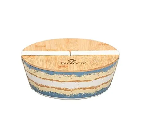chic-mic-bioloco-plant-lunchbox-rund-blau-braun image 1