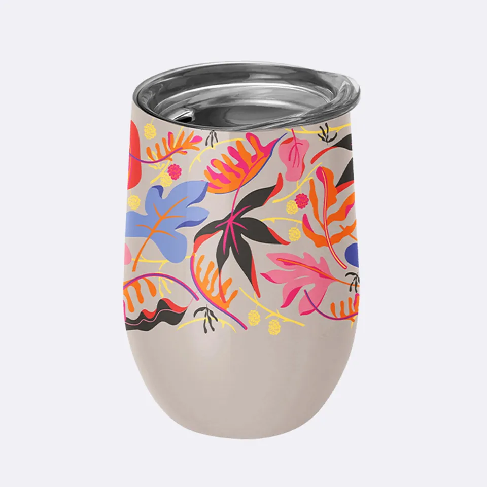 chic-mic-bioloco-office-thermobecher-420-ml-secret-garden-edelstahl image 1