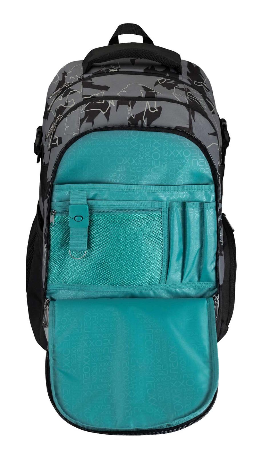 neoxx-active-pro-schulrucksack-mit-laptopfach-dragon-thunder-grau-30l image 6