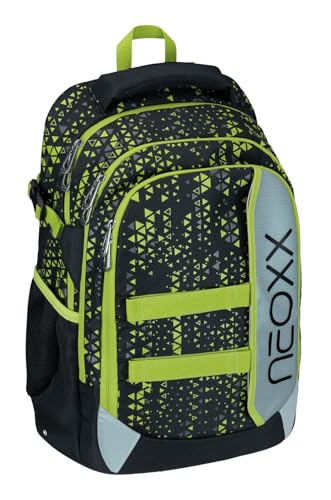 neoxx-active-pro-schulrucksack-mit-laptopfach-code-breaker-hellgr-n-schwarz-30l image 8