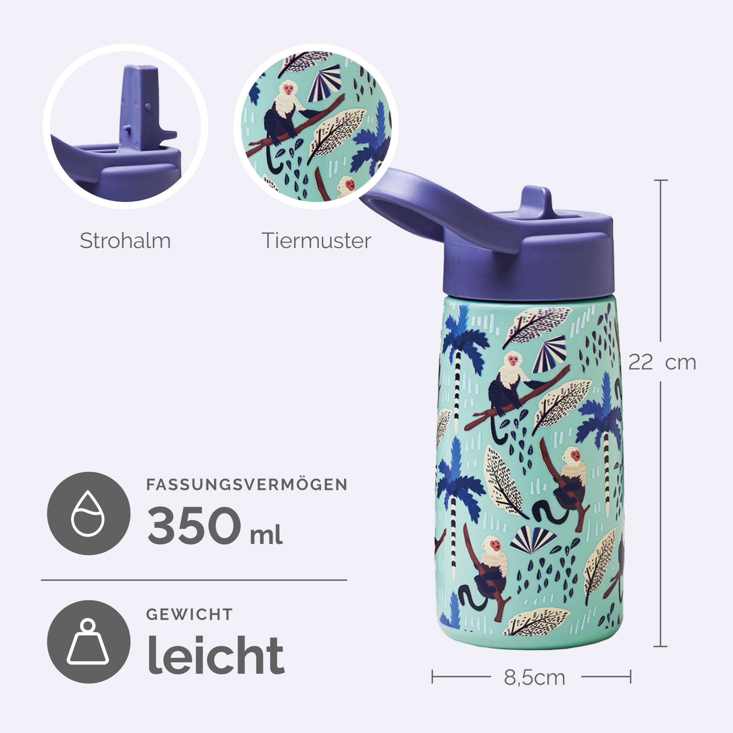 chic-mic-bioloco-plant-tiny-traveller-bottle-aquatic-life-trinkbecher-350-ml image 4