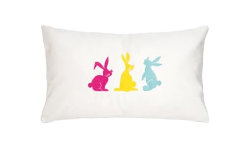 pad-concept-kissen-bunnies-multi-30-x-50-cm-dekokissen-wei-mit-gestickten-hasen image 2