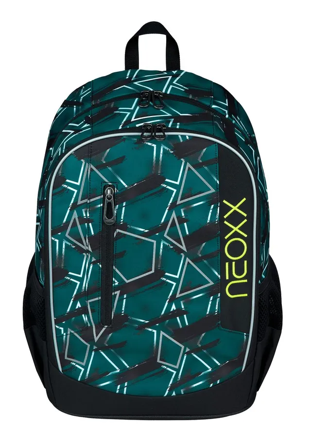 neoxx-flow-schulrucksack-20-liter-rucksack-f-r-schule-und-freizeit-mit-2-f-chern image 1