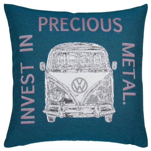 pad-concept-precious-kissenh-lle-45-x-45-cm-in-blue-vw-bulli-lizenz image 2
