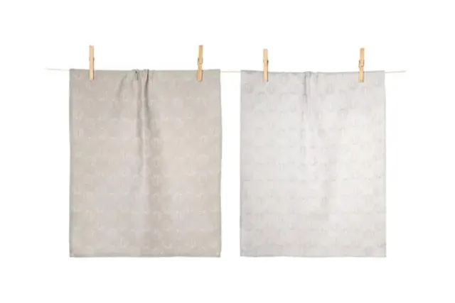pad-concept-shell-geschirrtuch-set-beige-weiss-50-x-70-cm-2er-set image 1