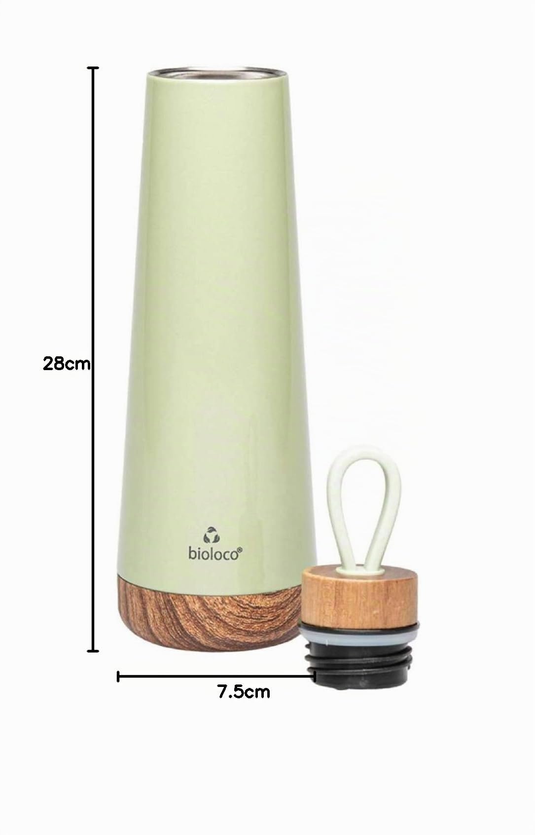 chic-mic-bioloco-loop-isolierflasche-500-ml-hellgr-n-edelstahl image 6