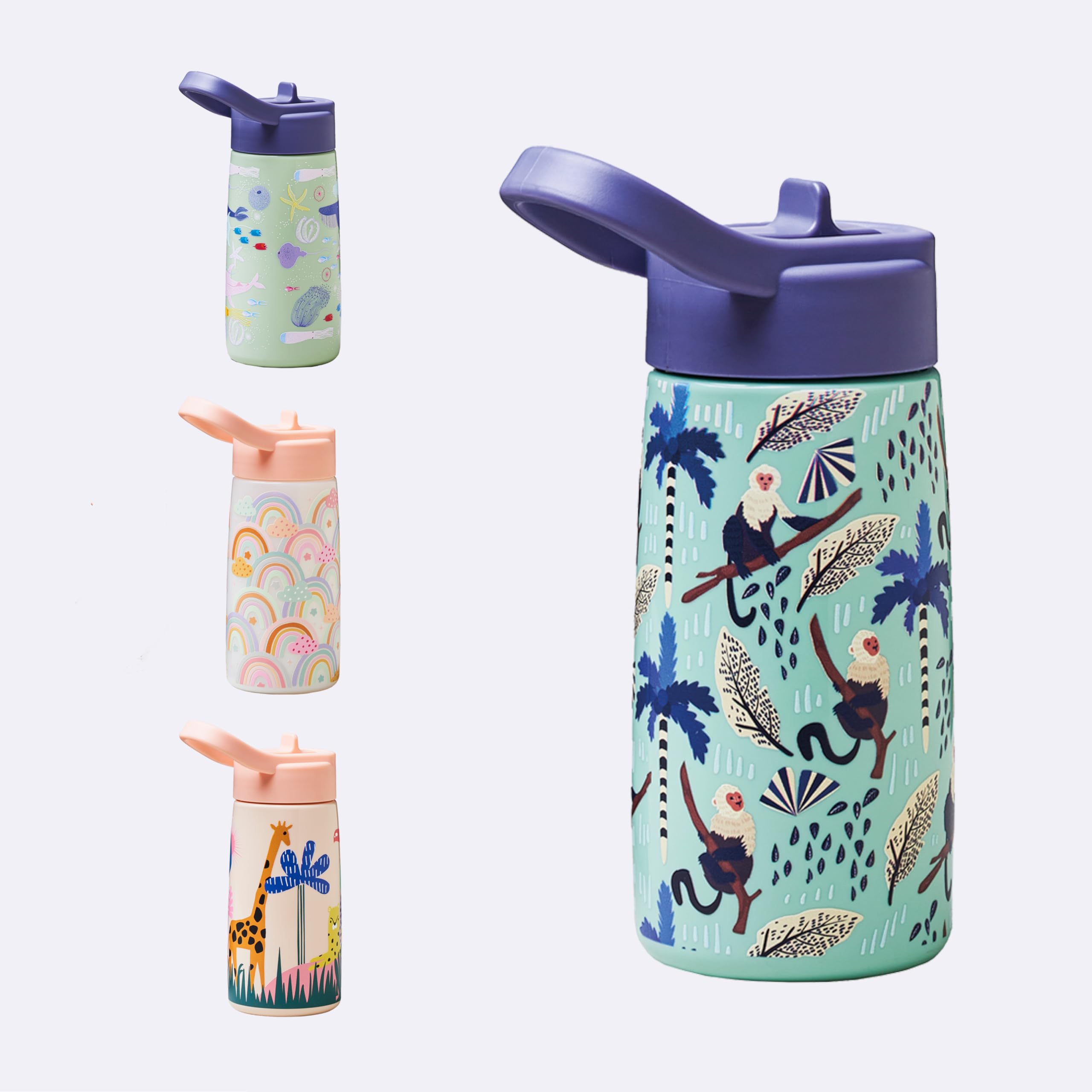 chic-mic-bioloco-plant-tiny-traveller-bottle-aquatic-life-trinkbecher-350-ml image 3