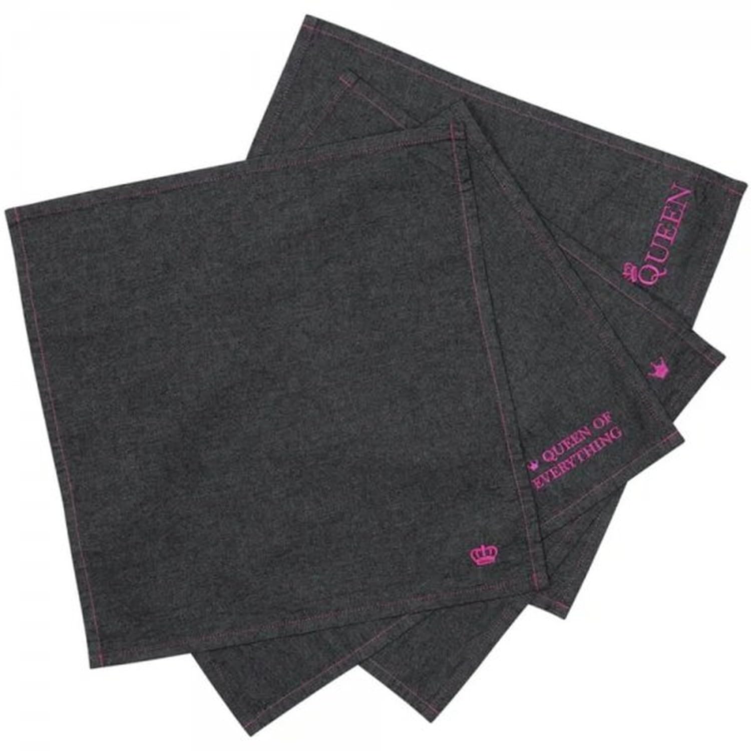 pad-concept-queen-stoffservietten-4er-set-denim-black-45-x-45-cm image 1
