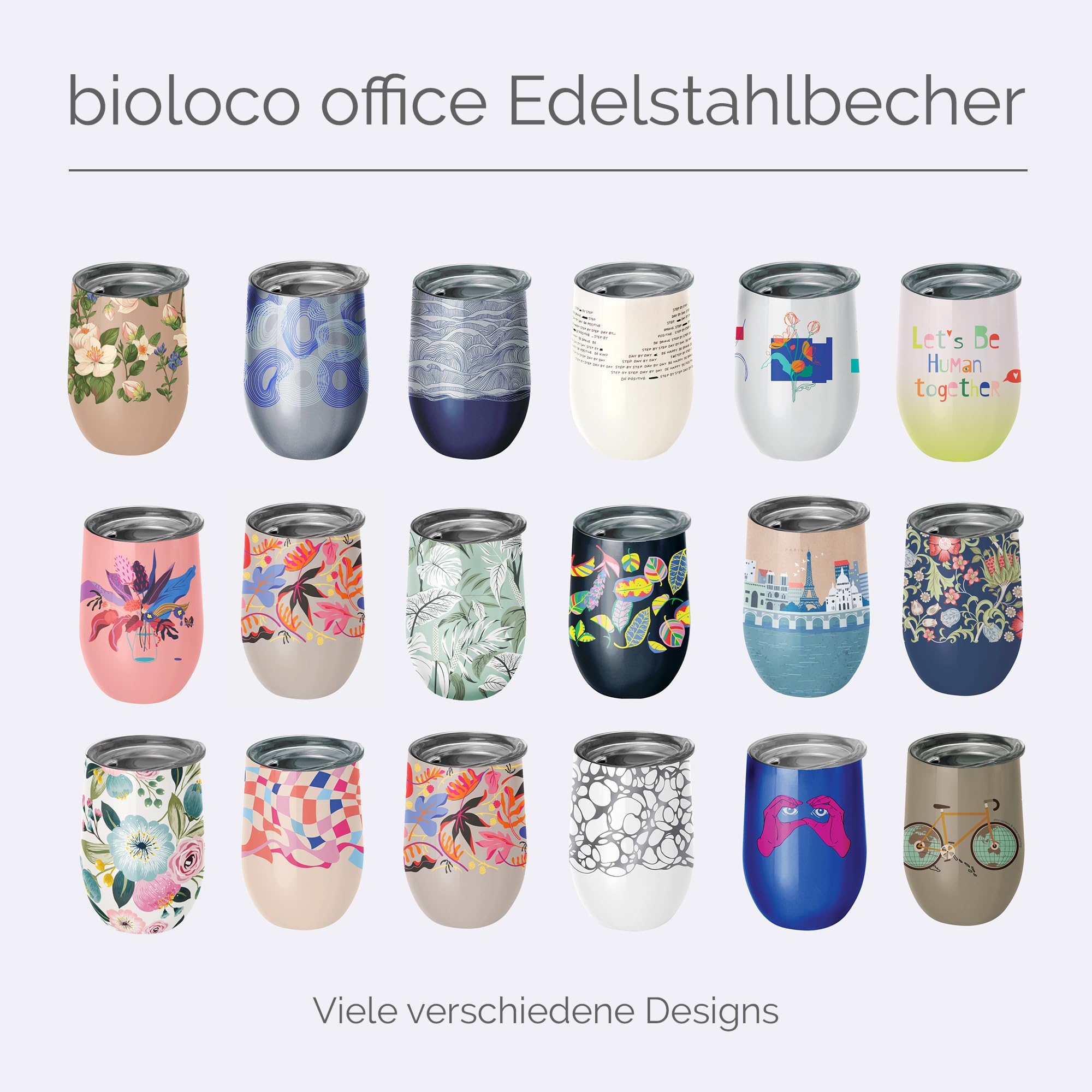 chic-mic-bioloco-office-thermobecher-420-ml-secret-garden-edelstahl image 2