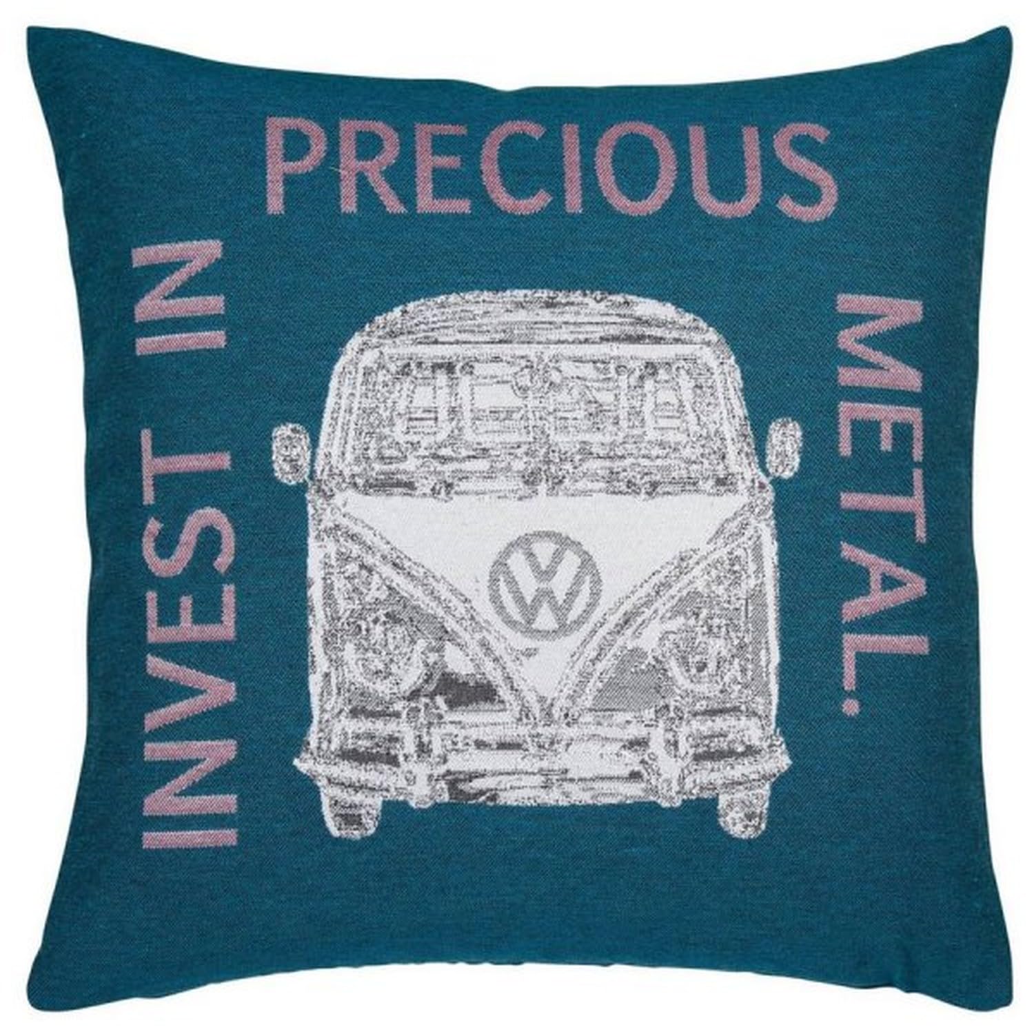 pad-concept-precious-kissenh-lle-45-x-45-cm-in-blue-vw-bulli-lizenz image 1