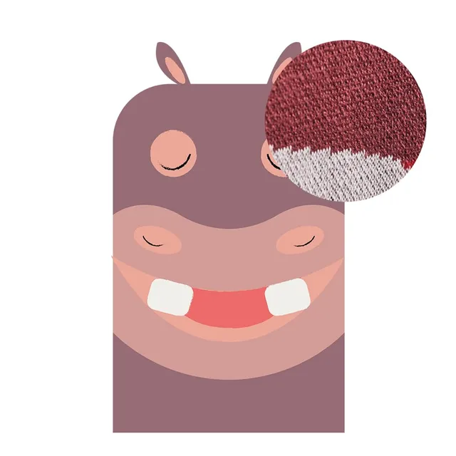chic-mic-kinderdecke-tiermotive-hippo-80-x-140-cm image 1