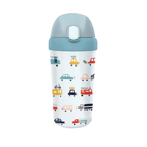 chic-mic-bioloco-plant-trinkbecher-cars-400-ml-mit-deckel-und-strohhalm image 3