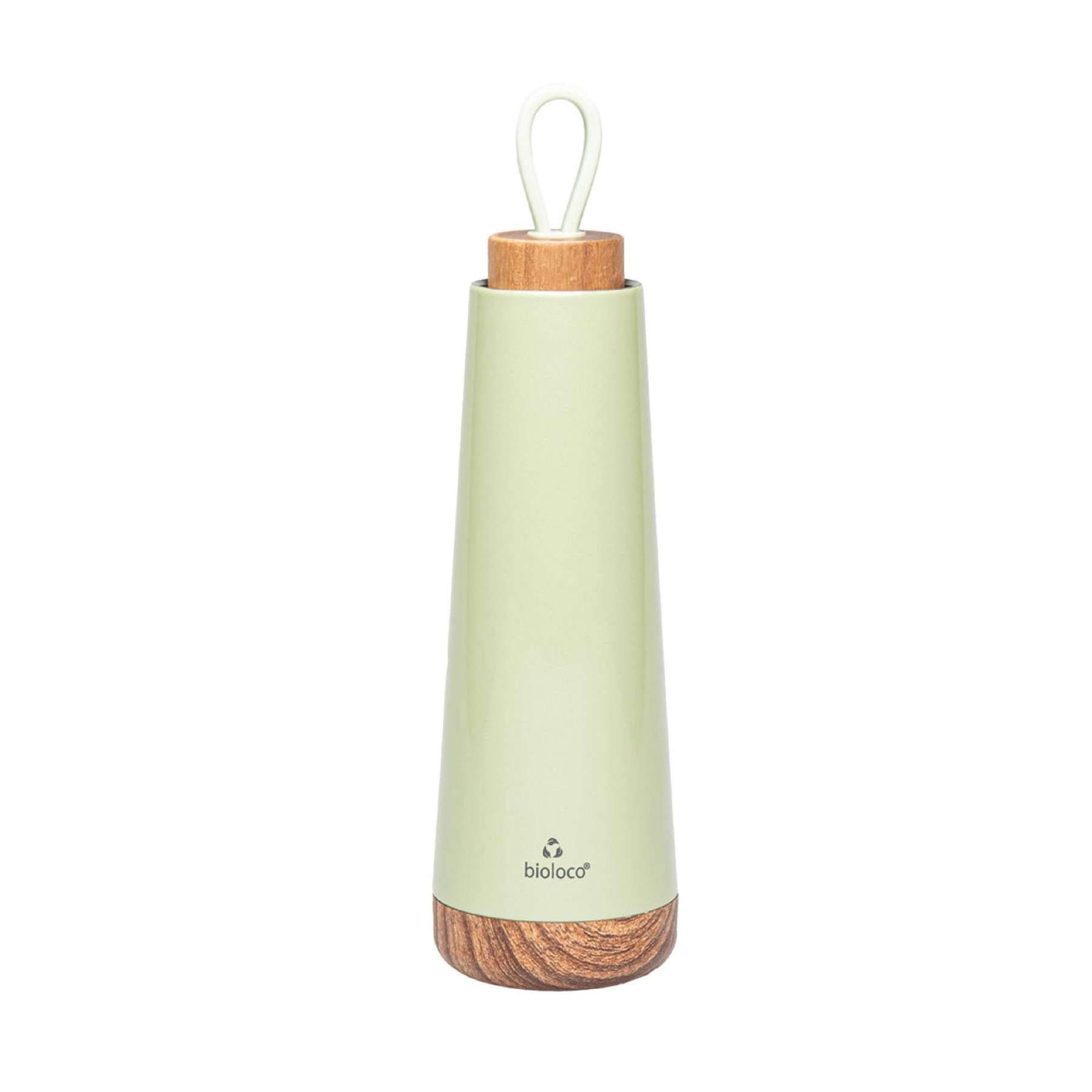 chic-mic-bioloco-loop-isolierflasche-500-ml-hellgr-n-edelstahl image 1