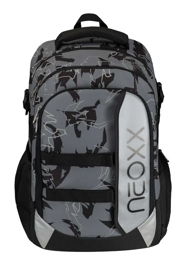 neoxx-active-pro-schulrucksack-mit-laptopfach-dragon-thunder-grau-30l image 1
