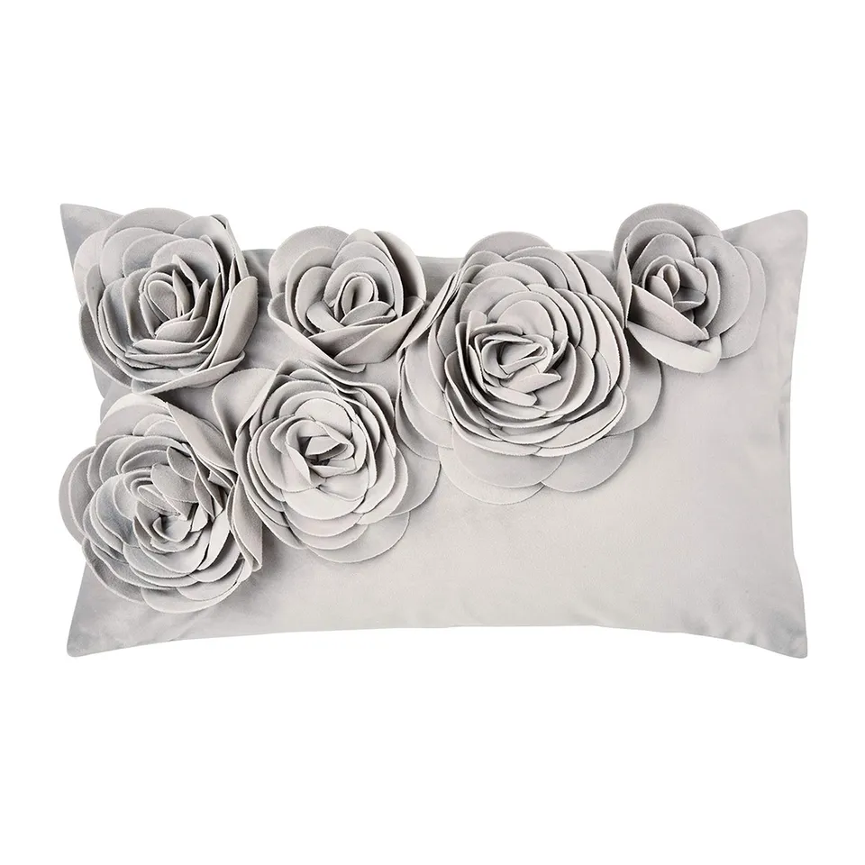 pad-concept-kissenh-lle-floral-light-grey-30-x-50-cm image 1