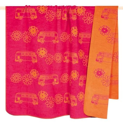 pad-concept-culture-wohndecke-150-x-200-cm-in-orange-mit-wendeoptik-vw-lizenz image 2