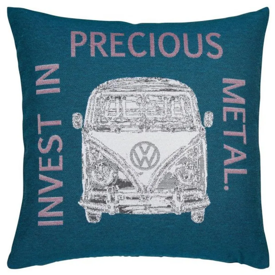 pad-concept-precious-kissenh-lle-45-x-45-cm-in-blue-vw-bulli-lizenz image 1