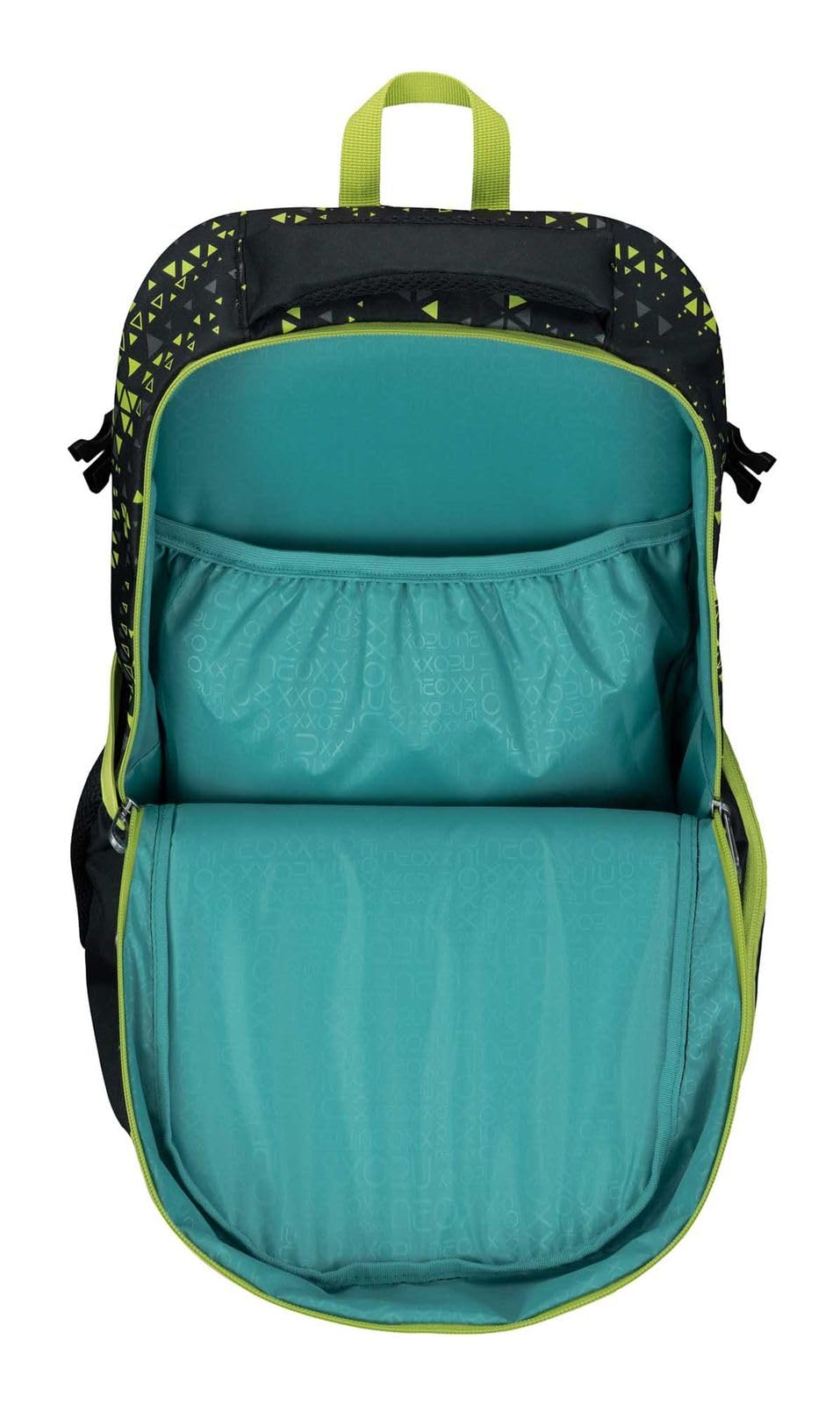 neoxx-active-pro-schulrucksack-mit-laptopfach-code-breaker-hellgr-n-schwarz-30l image 5