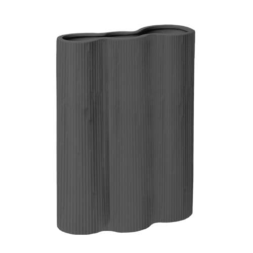 chic-mic-rua-keramik-vase-waterfall-24-cm-anthracite-ceramic image 3